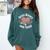 Dogs Books And Yarn Crocheting Comfort Colors Sweatshirt Chalky Mint