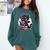 Dragon Reading A Book Cute Bookworm Book Lover Comfort Colors Sweatshirt Chalky Mint