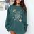 Dramatic Book Lover Quote Comfort Colors Sweatshirt Chalky Mint