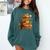 Dream Like Martin Floral Book History Month Women Men Comfort Colors Sweatshirt Chalky Mint