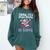 Drink Tea Read Books Be Happy Book Lover Reading Comfort Colors Sweatshirt Chalky Mint