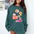 Dungeon Crawler Carl Colorful Sticker Collage LitRPG Book Comfort Colors Sweatshirt Chalky Mint Dungeon Crawler Carl Colorful Sticker Collage LitRPG Book Comfort Colors Sweatshirt Chalky Mint