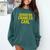 Dungeon Crawler Carl Yellow Text Logo LitRPG Series Book Comfort Colors Sweatshirt Chalky Mint