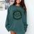 Earth Day 2025 Save Earth It´s Only Planet With Books Reader Comfort Colors Sweatshirt Chalky Mint