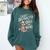 Easily Distracted By Dogs And Books Reader Animal Dog Comfort Colors Sweatshirt Chalky Mint
