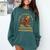 Easily Distracted By Dragons And Books Fantasy Book Lover Comfort Colors Sweatshirt Chalky Mint