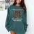 Easily Distracted By Elephants And Books Elephant Comfort Colors Sweatshirt Chalky Mint