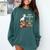 Easily Distracted By Goats And Books Goats And Book Reading Comfort Colors Sweatshirt Chalky Mint