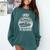Easily Distracted By Old Cars Graphic Nostalgia Comfort Colors Sweatshirt Chalky Mint