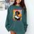 Educated Afro Girl Reading Book Lover History Month Comfort Colors Sweatshirt Chalky Mint