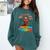 Education Is Freedom Afro Books Comfort Colors Sweatshirt Chalky Mint