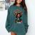 Education Is Freedom History Month Teacher Books Afro For Men Women Comfort Colors Sweatshirt Chalky Mint