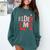 Elder Emo Retro Punk Typography Nostalgia Premium Tri-Blend Comfort Colors Sweatshirt Chalky Mint