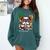 English Bulldog Reading a Book Dog Comfort Colors Sweatshirt Chalky Mint