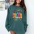 Equality Book LGBTQ Wildflowers Equal Rights Gay Kindness Comfort Colors Sweatshirt Chalky Mint