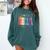 Equality Flower Books Equal Rights Social Justice Feminist Comfort Colors Sweatshirt Chalky Mint
