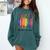 Equality Hurts No One LGBTQ Pride Books And Flowers Comfort Colors Sweatshirt Chalky Mint