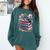 Fantasy Drama Tragedy Cute Cat Book Lover Readers Librarians Comfort Colors Sweatshirt Chalky Mint