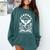 Fantasy Drama Tragedy Dragon Book Magic Gothic Moon Phases Comfort Colors Sweatshirt Chalky Mint