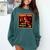Fight Evil Read Books Propaganda Poster Comfort Colors Sweatshirt Chalky Mint
