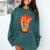 Flames And Lighter Costume For Matchbook Lovers Comfort Colors Sweatshirt Chalky Mint