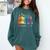 Floral Book Equality Human Rights Social Justice Peace Love Comfort Colors Sweatshirt Chalky Mint