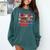 Freadom To Read Book Lover Reading Freedom Comfort Colors Sweatshirt Chalky Mint