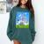 Frutiger Aero Aesthetic Tech Cherry Blossom Fishes Bubbles Comfort Colors Sweatshirt Chalky Mint Frutiger Aero Aesthetic Tech Cherry Blossom Fishes Bubbles Comfort Colors Sweatshirt Chalky Mint