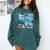 Frutiger Aero Retro Vibes Premium Tri-Blend Comfort Colors Sweatshirt Chalky Mint