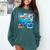 Frutiger Aero Retro Vibes Y2K Retro Grunge Comfort Colors Sweatshirt Chalky Mint