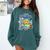 Frutiger Aero Y2K Meme Graphic 2000s Nostalgia Comfort Colors Sweatshirt Chalky Mint