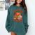 Fully Booked For Fall Books Pumpkin Autumn Thanksgiving Comfort Colors Sweatshirt Chalky Mint