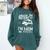 Fun Old People Please Be Patient With Me I'm From The 1900s Comfort Colors Sweatshirt Chalky Mint