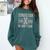 Generation X We Don't Care Gen X Gen Xer Nostalgia Comfort Colors Sweatshirt Chalky Mint