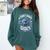 A Good Book Is Out Of This World Shirt Astronaut Reading Comfort Colors Sweatshirt Chalky Mint
