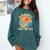 Groovy Like The 70s Aesthetic Nostalgia 1970's Retro Comfort Colors Sweatshirt Chalky Mint