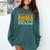 Groovy Born To Read Books Forced To Read Emails Reading Comfort Colors Sweatshirt Chalky Mint