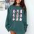 Halloween Pink Ghost Read More Books Spooky Boo Teacher Kids Comfort Colors Sweatshirt Chalky Mint