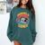 Handheld Gamer Retro Portable Console Nostalgia Comfort Colors Sweatshirt Chalky Mint