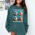 Hedgehog Love Reading And Hedgehogs Child Book Lover Comfort Colors Sweatshirt Chalky Mint