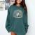 Hedgehog Reading Book Lake Scenery Reading Comfort Colors Sweatshirt Chalky Mint