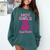 Hot Girls Read Books Cute Book Reader Women Comfort Colors Sweatshirt Chalky Mint