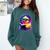 Humor Rubber Duck Reading Book Comfort Colors Sweatshirt Chalky Mint