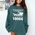 I'm From The 1900s Tee Over The Hill Comfort Colors Sweatshirt Chalky Mint