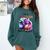 I'm A Book Dragon Not A Worm Comfort Colors Sweatshirt Chalky Mint