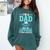 I'm A Dad And An Author Book Writer Father Comfort Colors Sweatshirt Chalky Mint