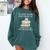 I'm Just a Girl Who Loves To Drink Coffee And Read Books Comfort Colors Sweatshirt Chalky Mint