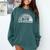 I'm Not Old I'm Classic Retro Boombox Nostalgia Comfort Colors Sweatshirt Chalky Mint