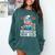 Introverted Book Club Reading Lover Cow Comfort Colors Sweatshirt Chalky Mint