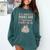 If It Involves Books & Pajamas Count Me In Cute Pajama Night Comfort Colors Sweatshirt Chalky Mint